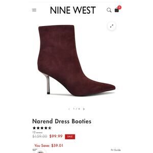 NWOT Narend Dress Booties